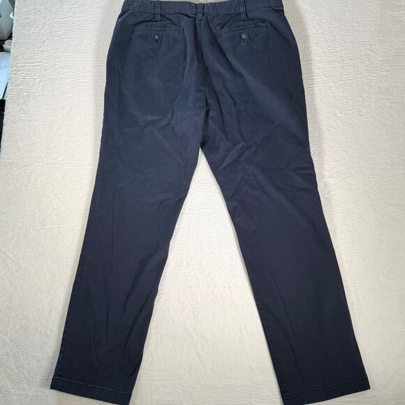 Nautica Mens "The Deck Pants/Classic Fit" Stretch Straight Blue 38Wx34L (38x31) - Picture 6 of 10